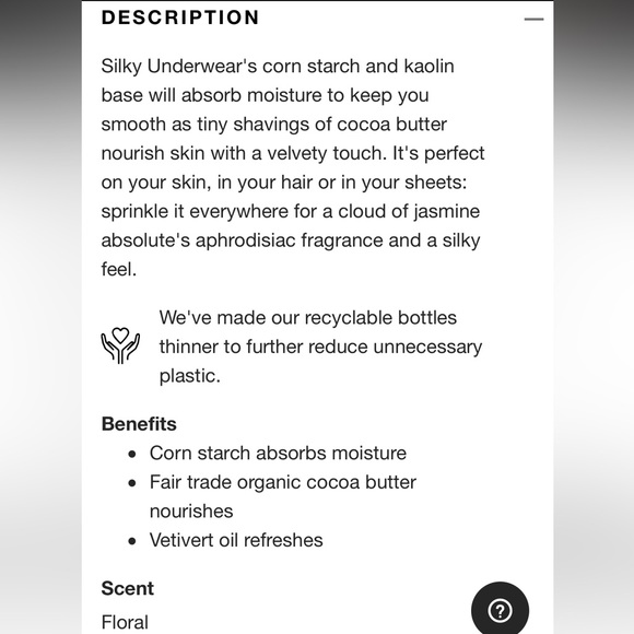 Lush Bath & Body Lush Dusting Powder Silky Underwear Nwt Poshmark